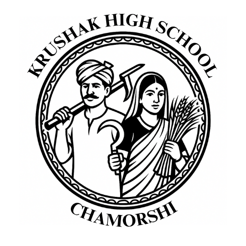 Krushak High School Chamorshi Logo